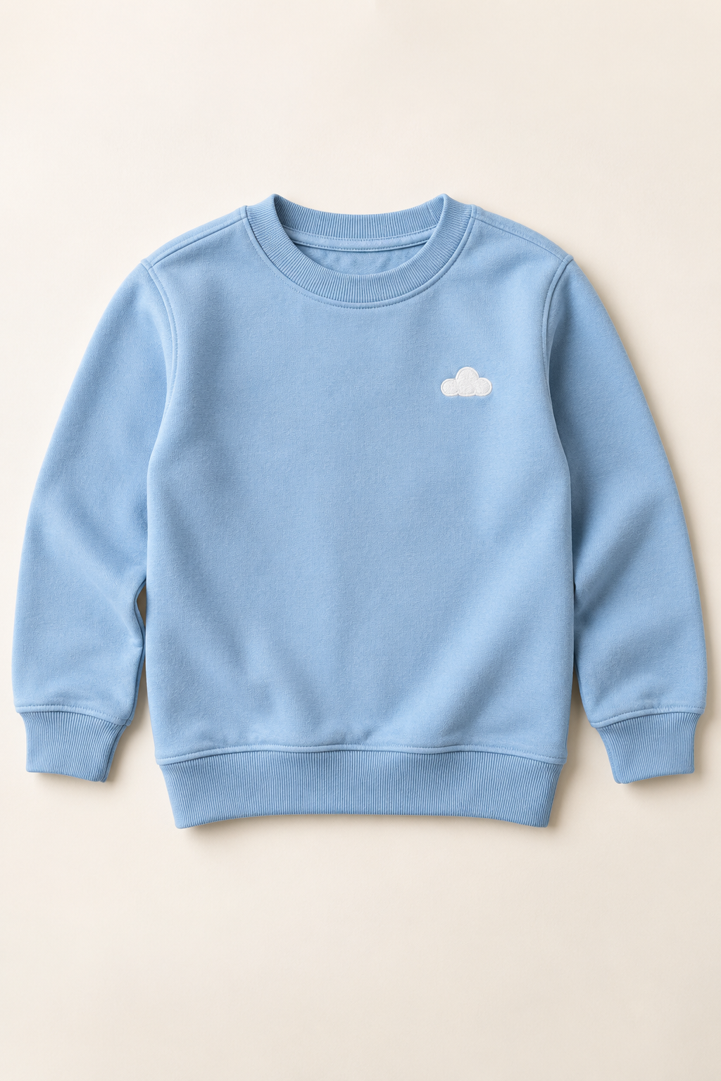 Fotorealistyczna wizualizacja AI: Bluza Mini Cloud, Błękitny