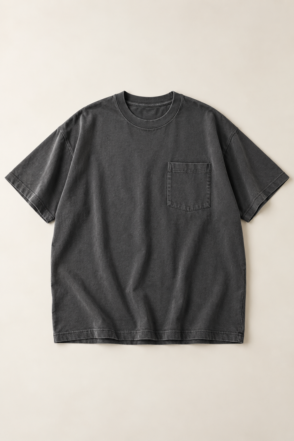 Fotorealistyczna wizualizacja AI: T-shirt Linia, Grafitowy