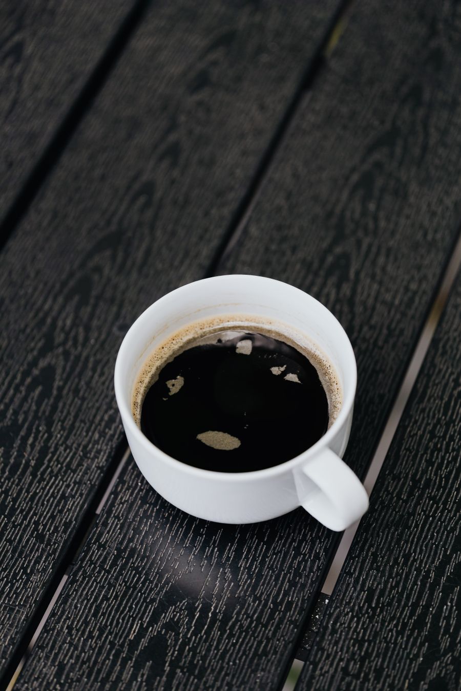Ilustracja espresso w białej filiżance